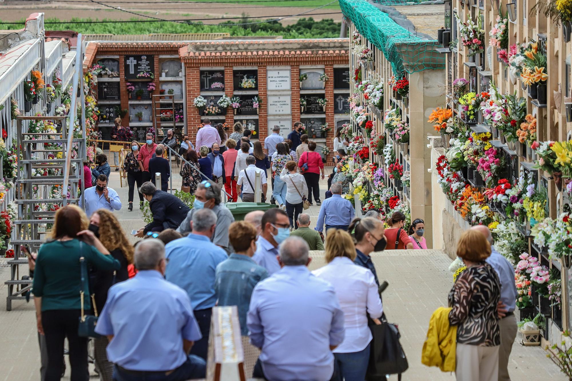 Cementerio de Orihuela en el día de Todos los Santos