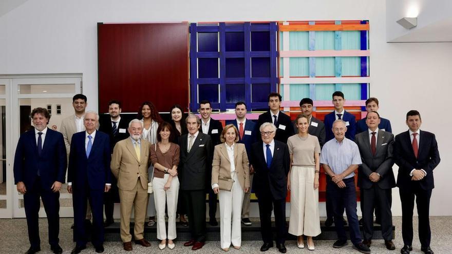 Diez alumnos gallegos inician su posgrado internacional con las becas de la Fundación Barrié, en A Coruña