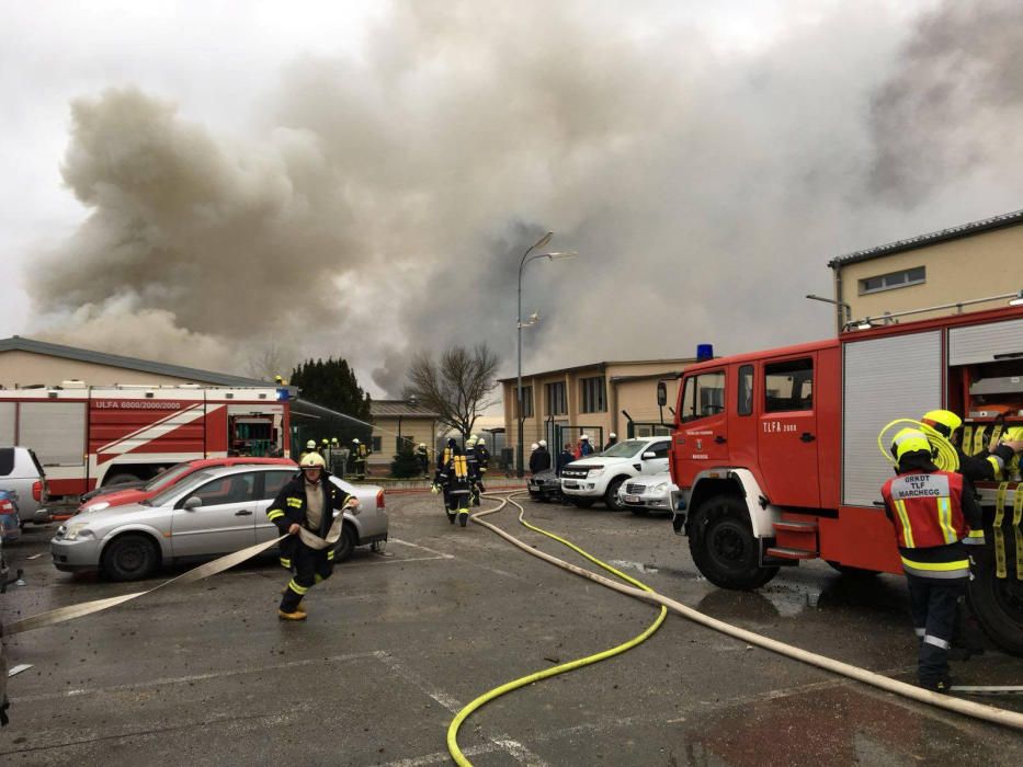 Explosión en una estación de gas en Austria