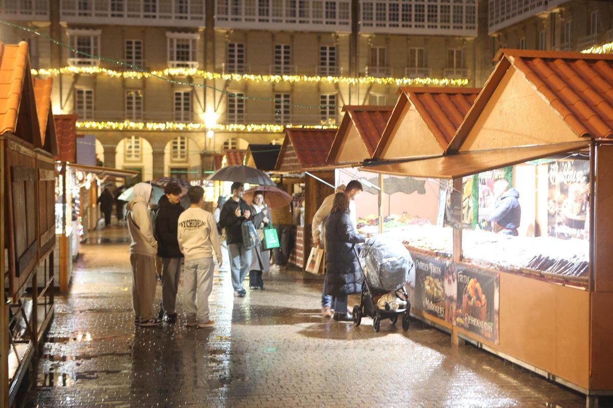 Poblado navideño de María Pita.