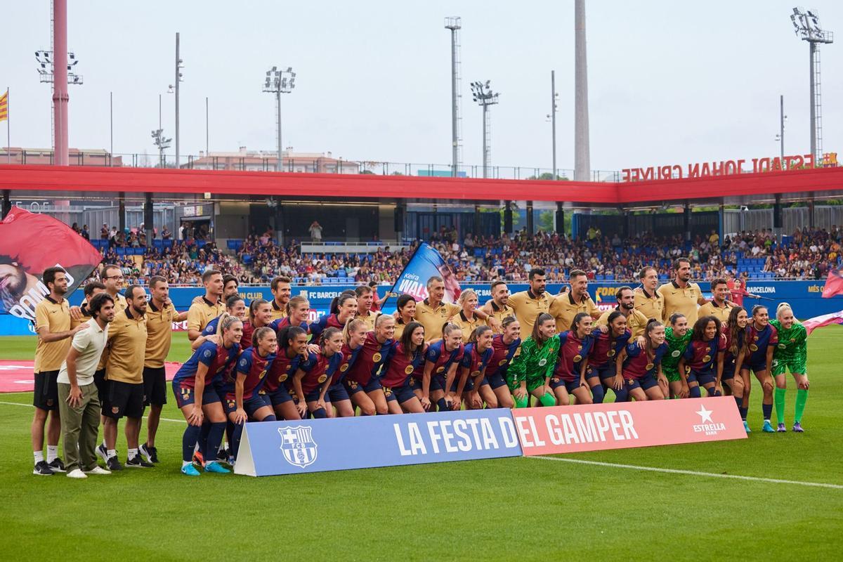 FC Barcelona - AC Milan, el Gamper femenino, en imágenes.