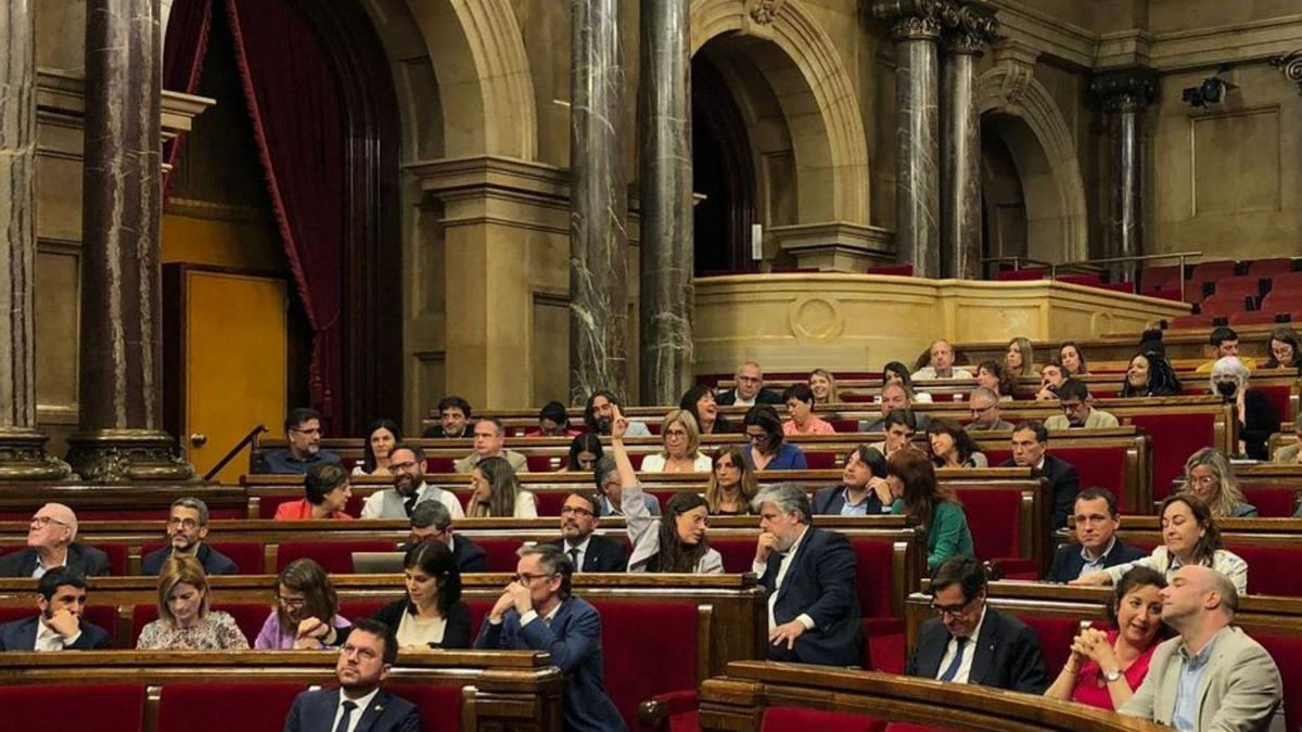 Moment de votacions al Parlament de Catalunya | EUROPA PRESS | ARXIU