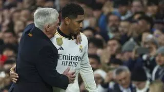 El enfado de Ancelotti con Bellingham