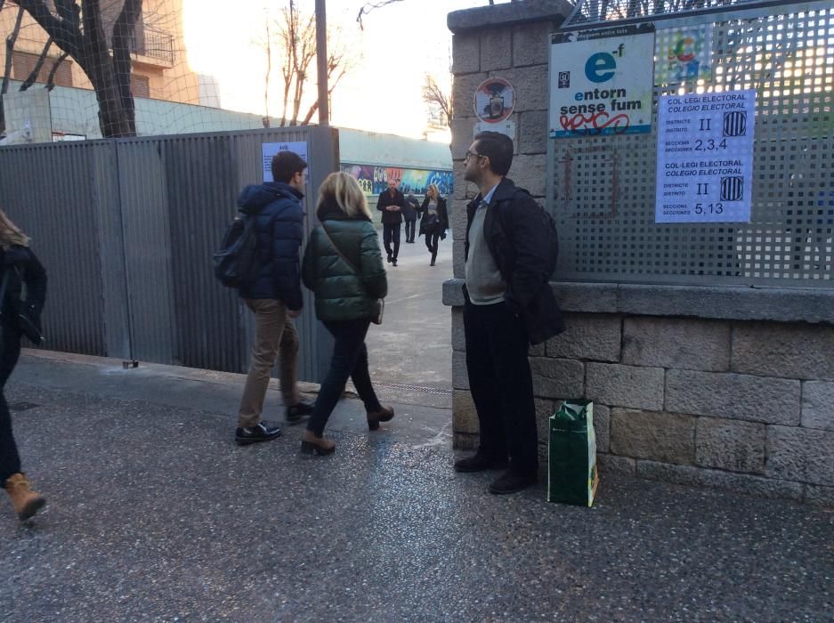 Votacions al Col·legi Verd de Girona