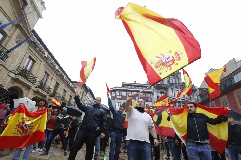 Manifestación en Oviedo por la unidad de España
