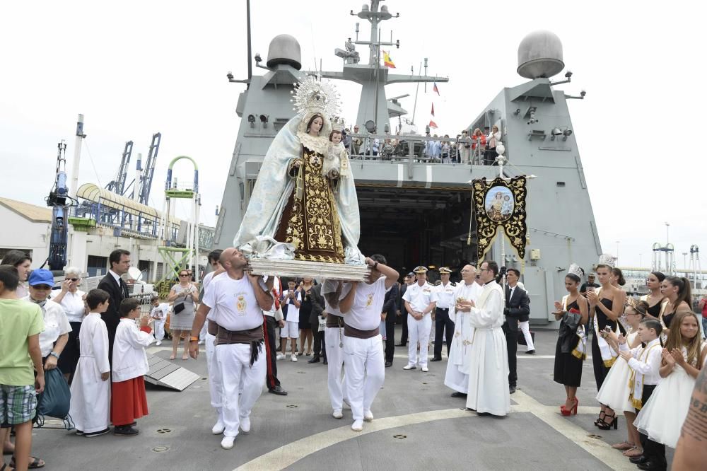 Procesión marítima de la Virgen del Carmen