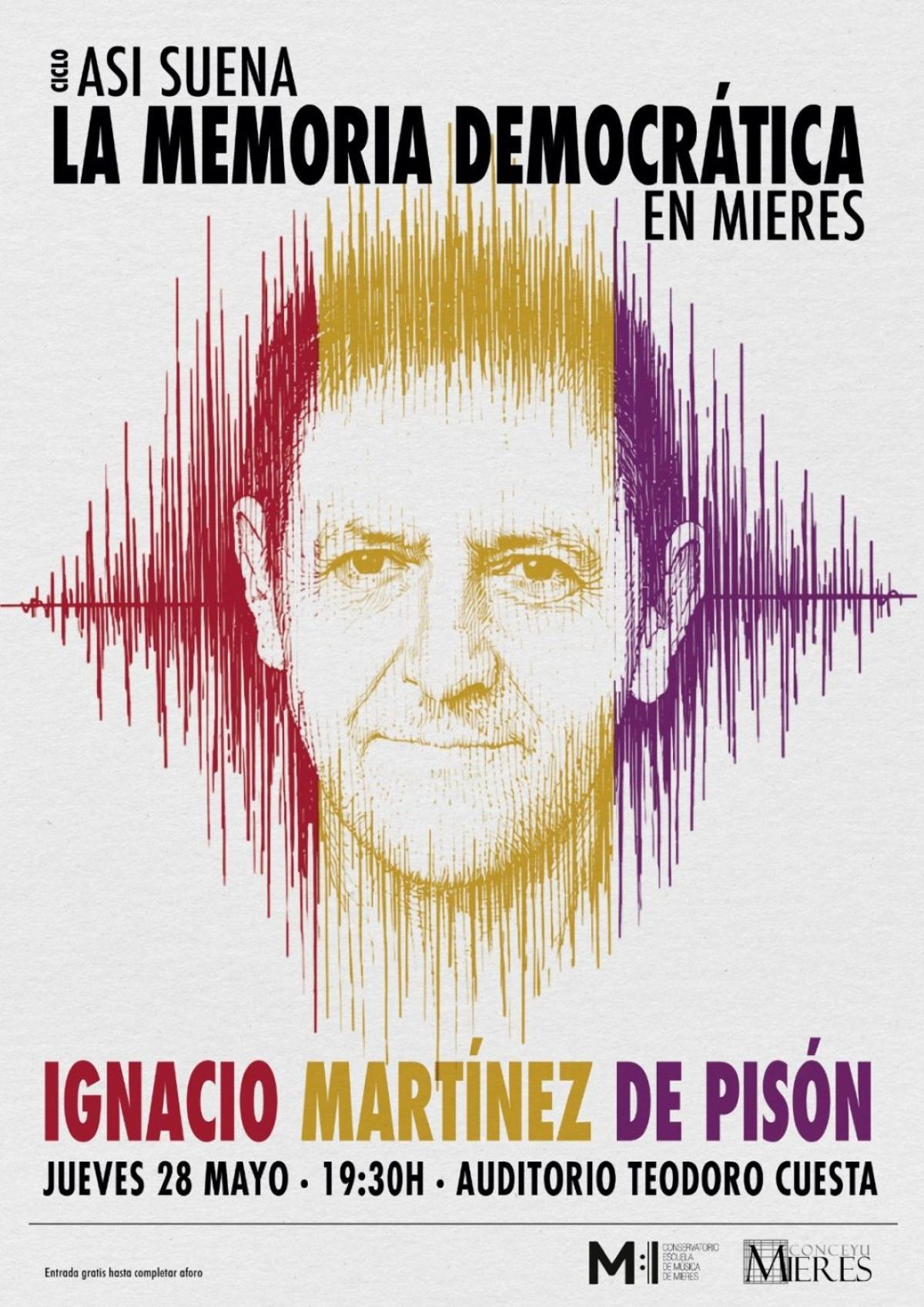 El cartel anunciador del acto.