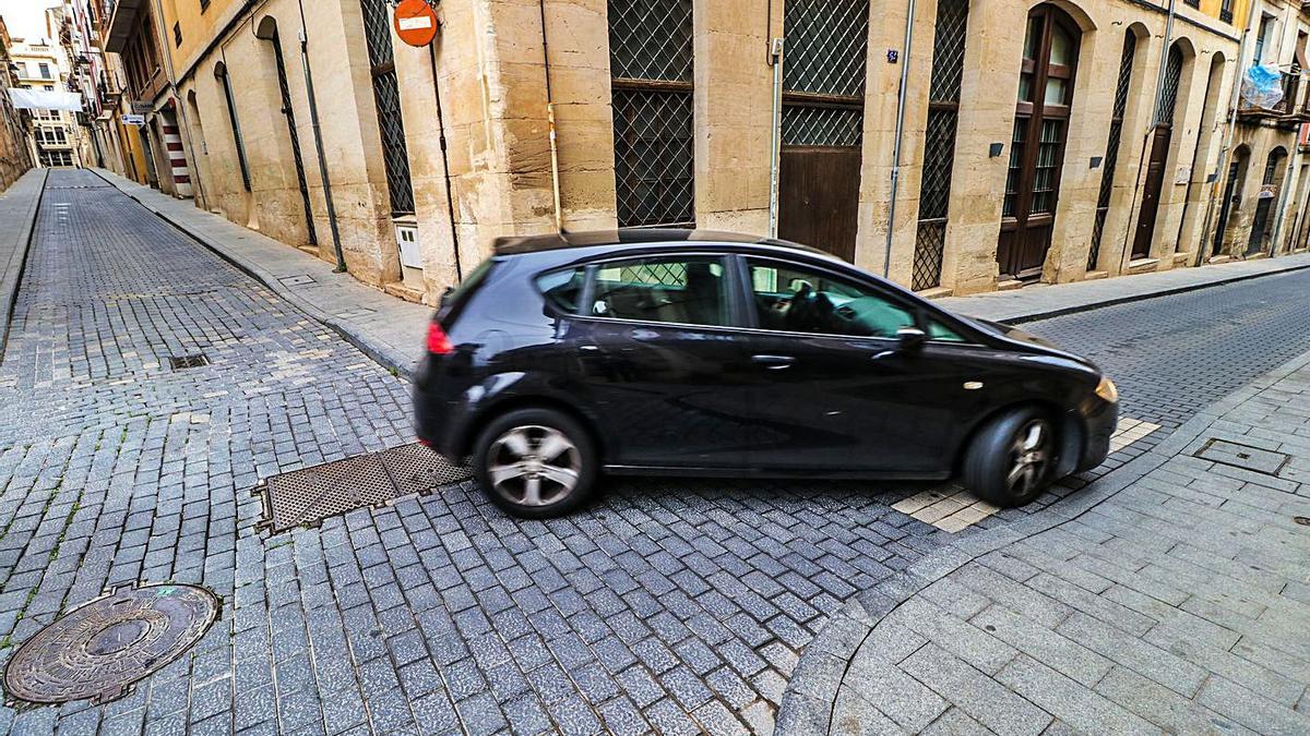 Confluencia de las calles La Cordeta y Casa Blanca, que asumirán el tráfico de San Nicolás. |