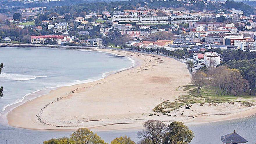 La playa de Santa Cristina, una de las áreas inundables del nuevo mapa.