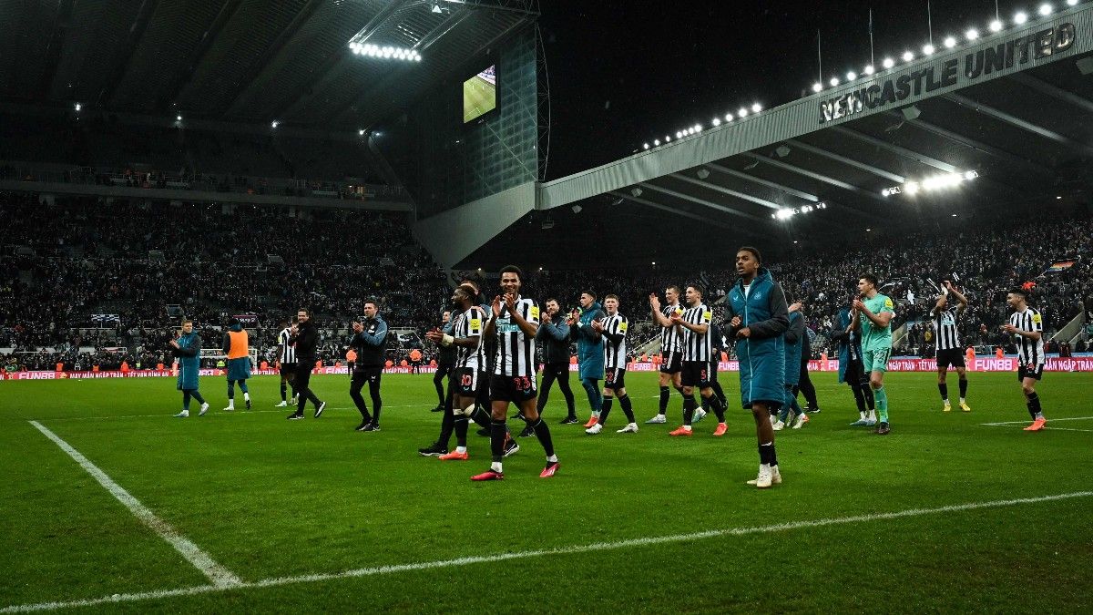 Newcastle celebra el pase a la final de Wembley