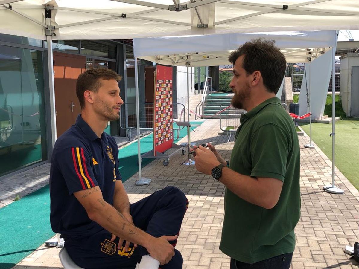 Sergio Canales, durante la entrevista con EL PERIÓDICO DE ESPAÑA en Las Rozas