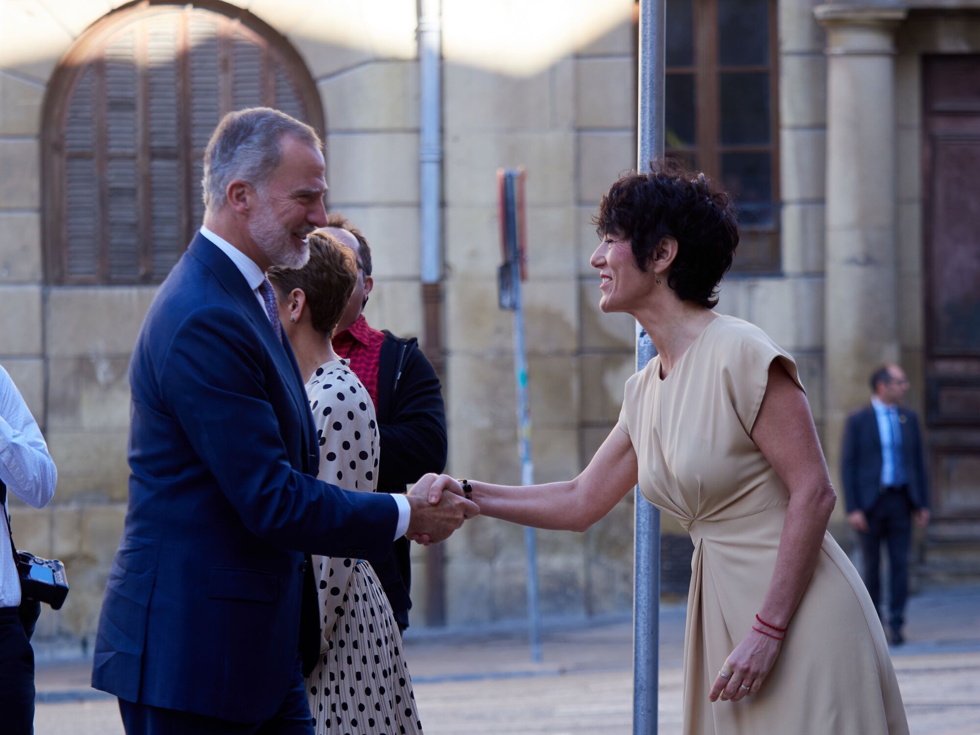 EN IMÁGENES: Leonor se da un baño de multitudes en su estreno como Princesa de Viana