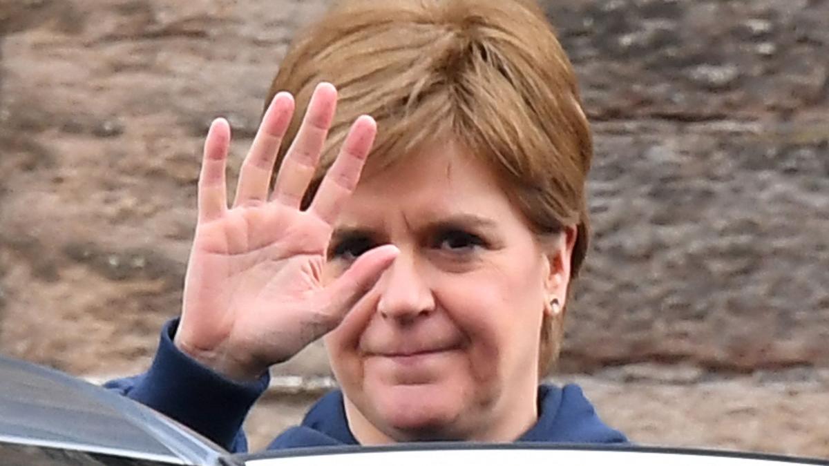 La ministra principal de Escocia, Nicola Sturgeon, este miércoles.