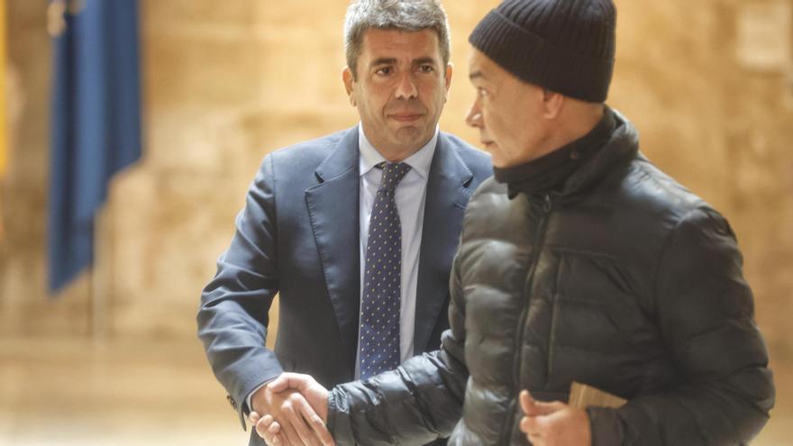 Mazón se reúne con víctimas de la dana