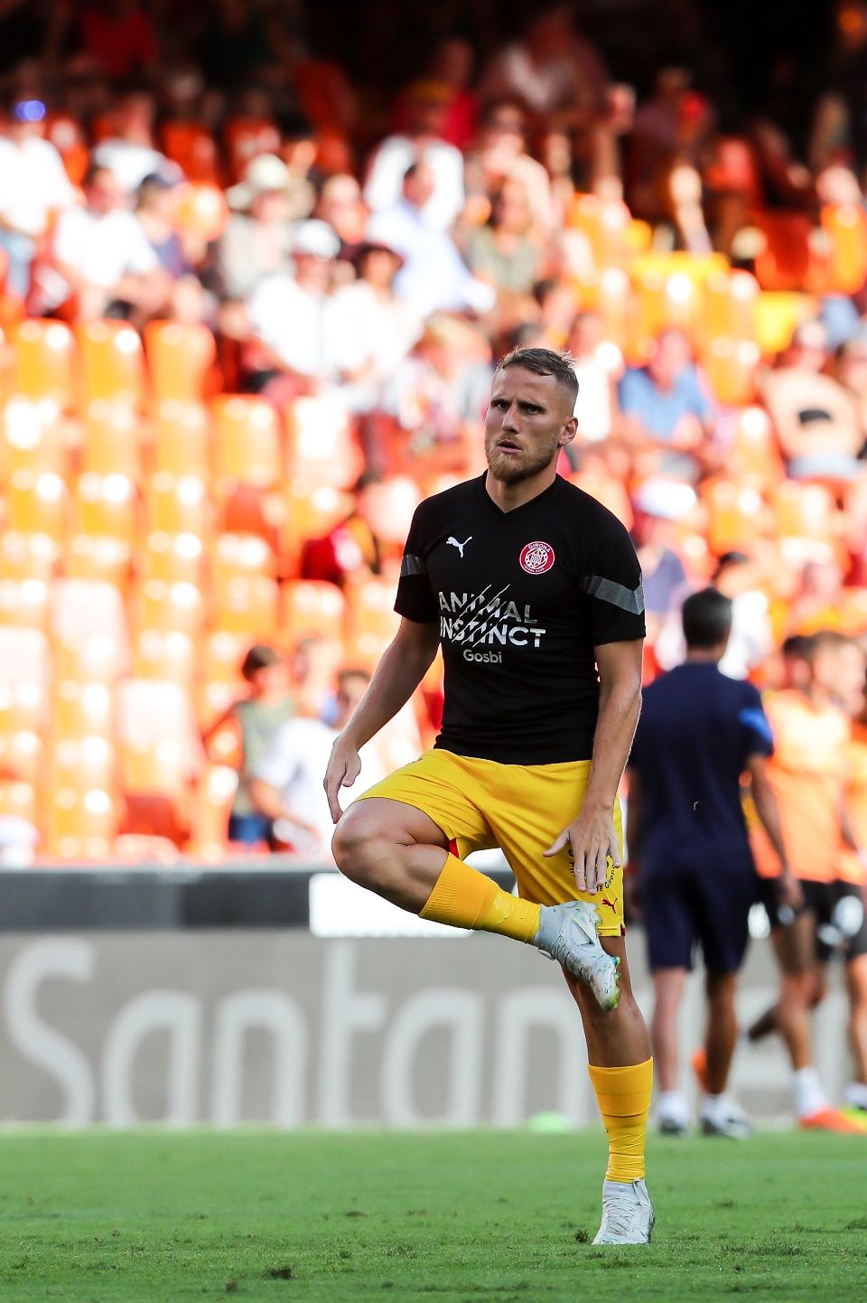 Primer partit del Girona a la Lliga contra el València a Mestalla