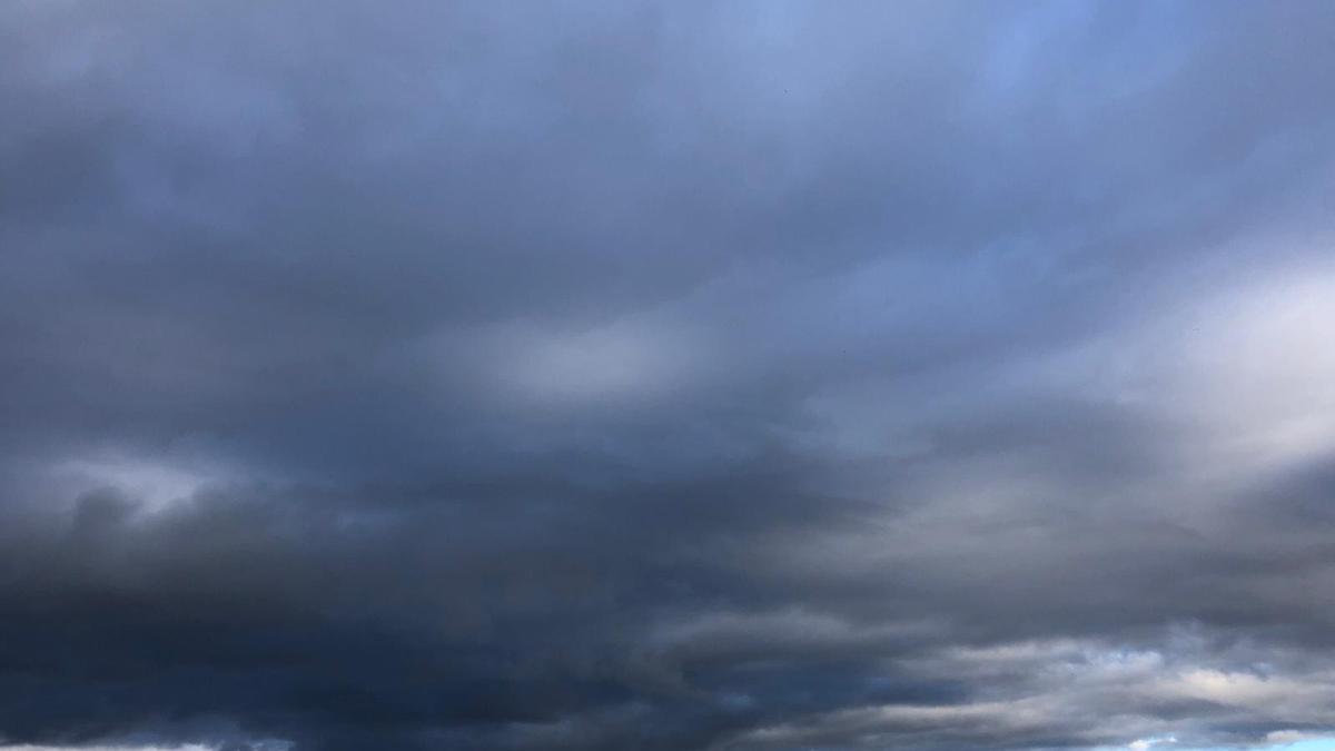 Nubes en Zamora.