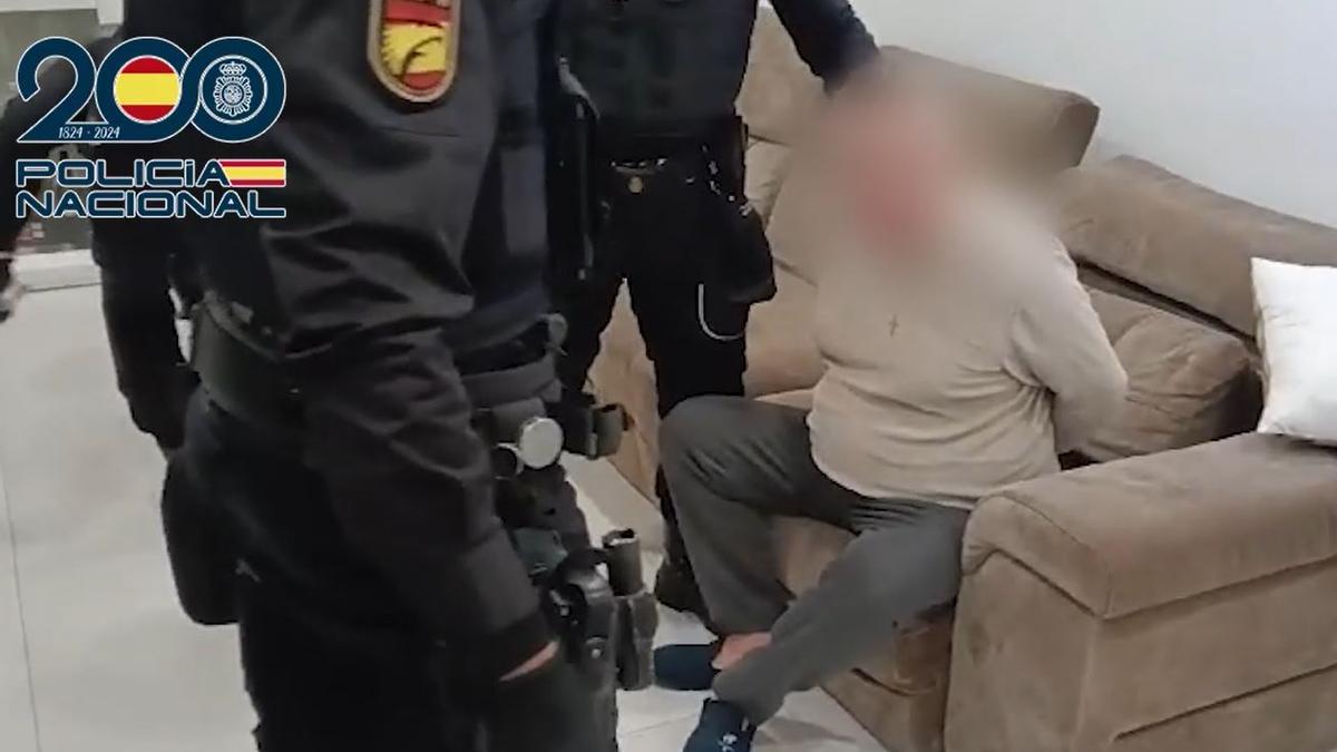 Uno de los detenidos en España.