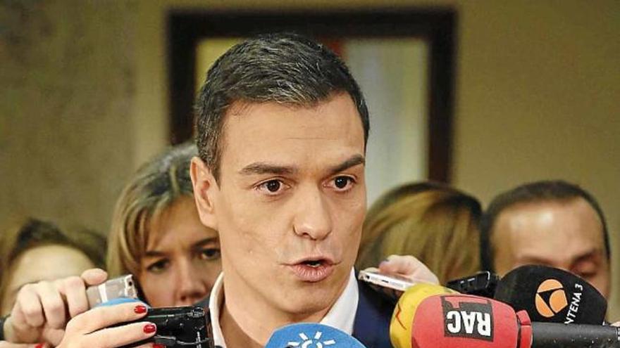 El secretari general del PSOE, Pedro Sánchez