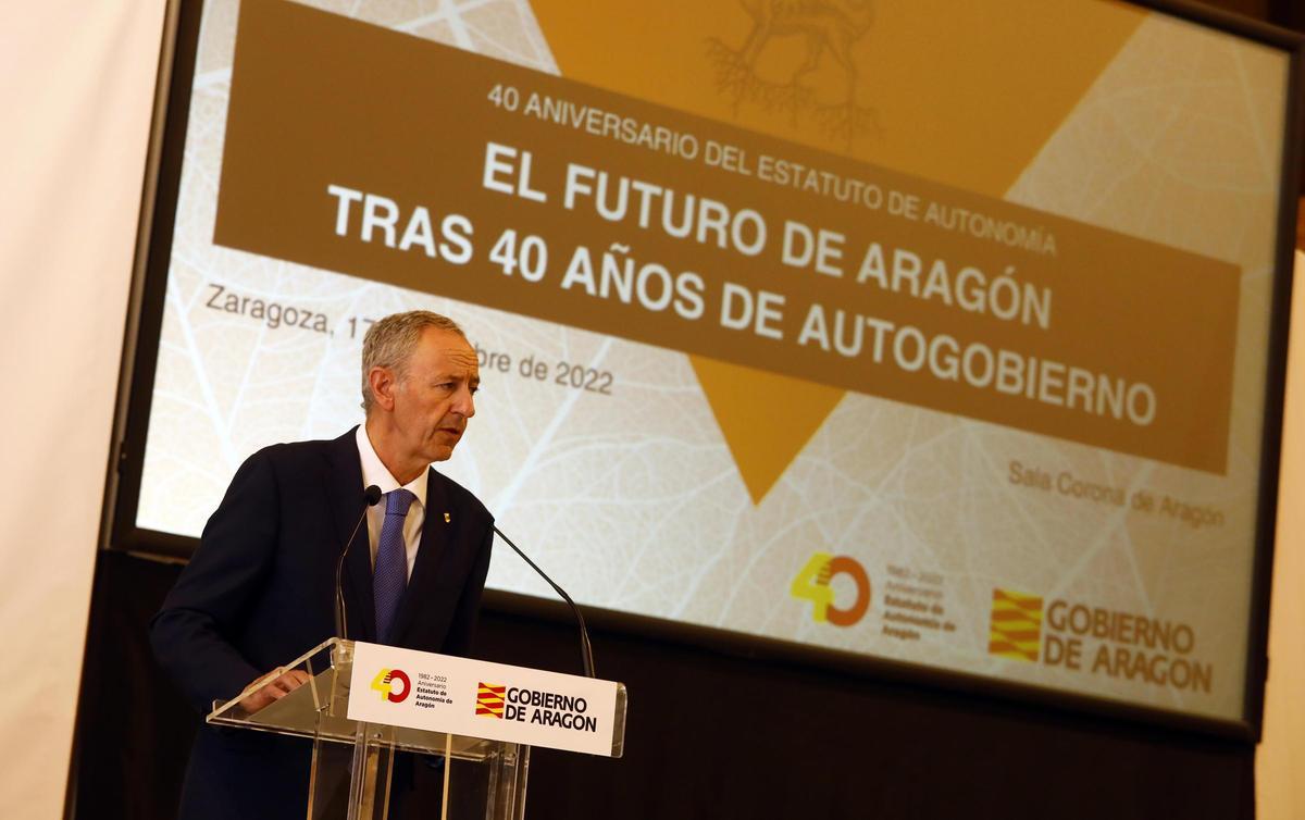 Vox prescindirá de los altos cargos del PAR, como Luis Estaún, que ha sido director del Instituto Aragonés del Agua.
