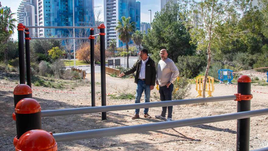 El parque de El Moralet de Benidorm suma una nueva zona deportiva