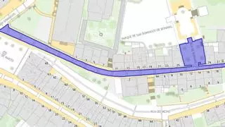 Un corte de tráfico na rúa de Bonaval provocará alteracións nas liñas de trasporte urbano este sábado