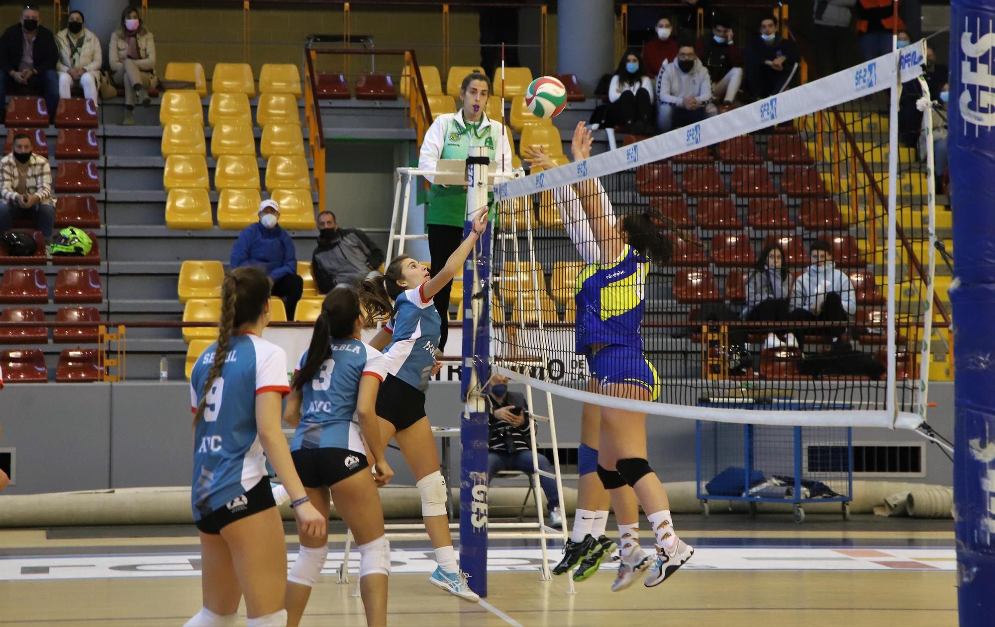 El Academia da la sorpresa y se impone al Adecor en el derbi de voleibol