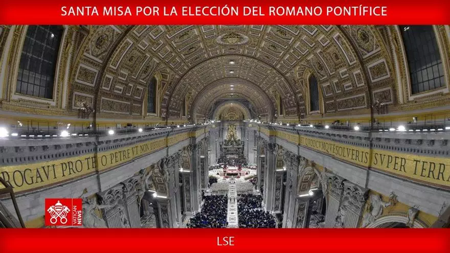 En directo | Santa Misa por la elección del Romano Pontífice