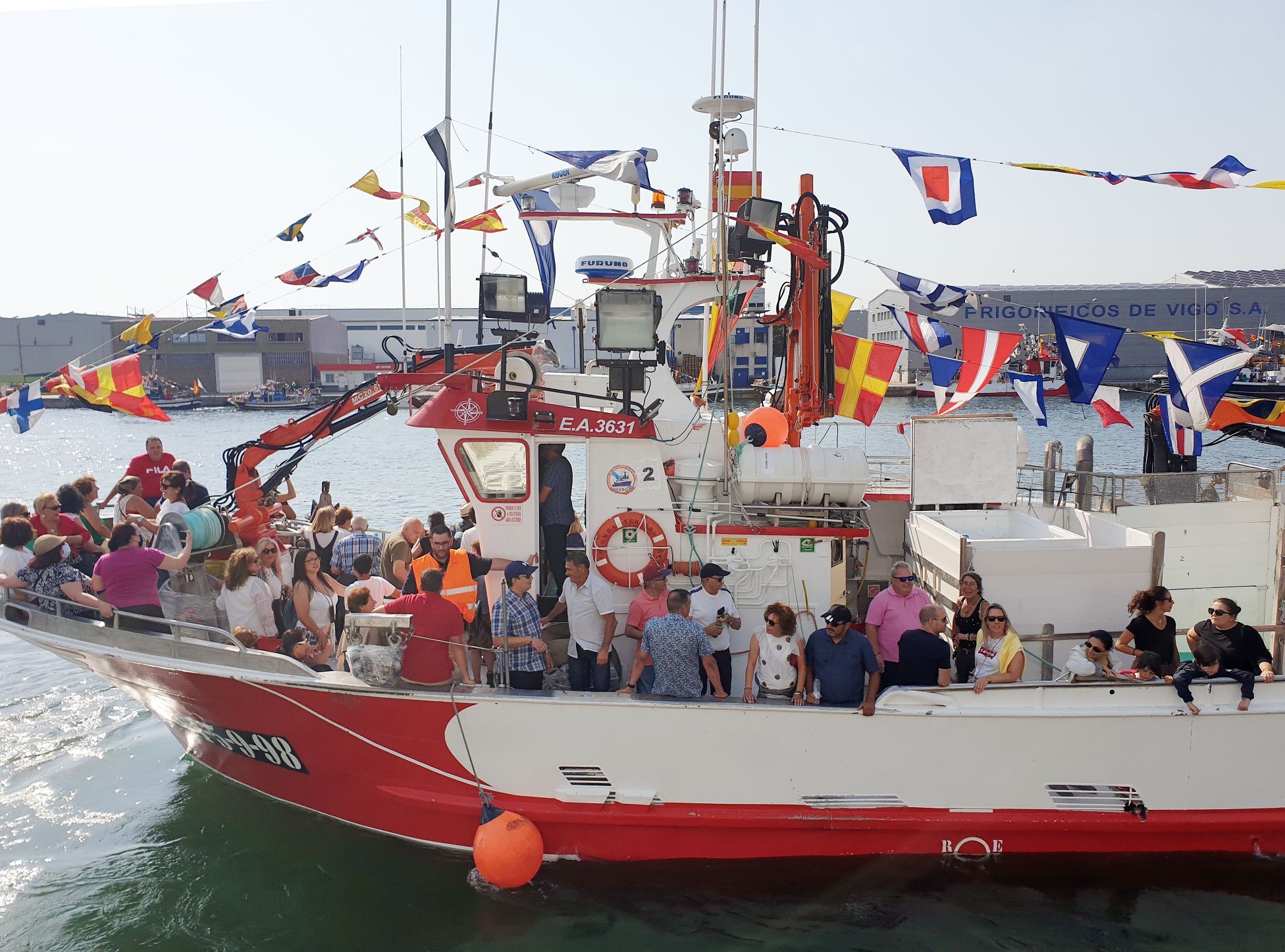 Las mejores imágenes de la procesión marítima de O Berbés