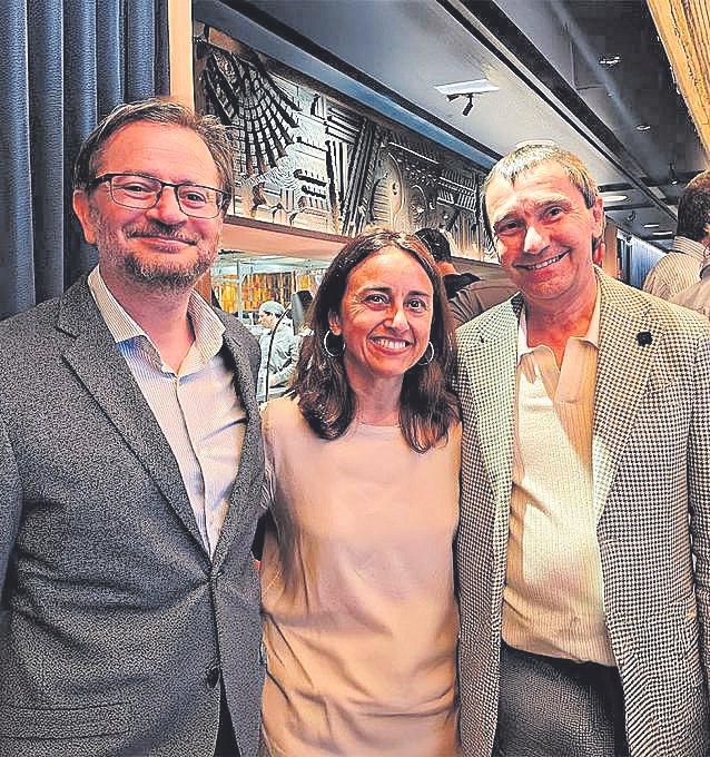 Miquel Àngel Payeras, Araceli Bosch y Toni Ferrer.