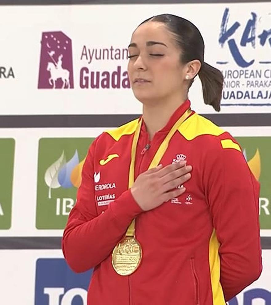 Paola García, campeona de Europa de Karate absoluto
