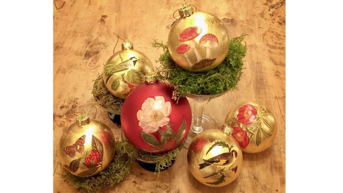 Bolas navideñas hechas a mano de Bon Vent.