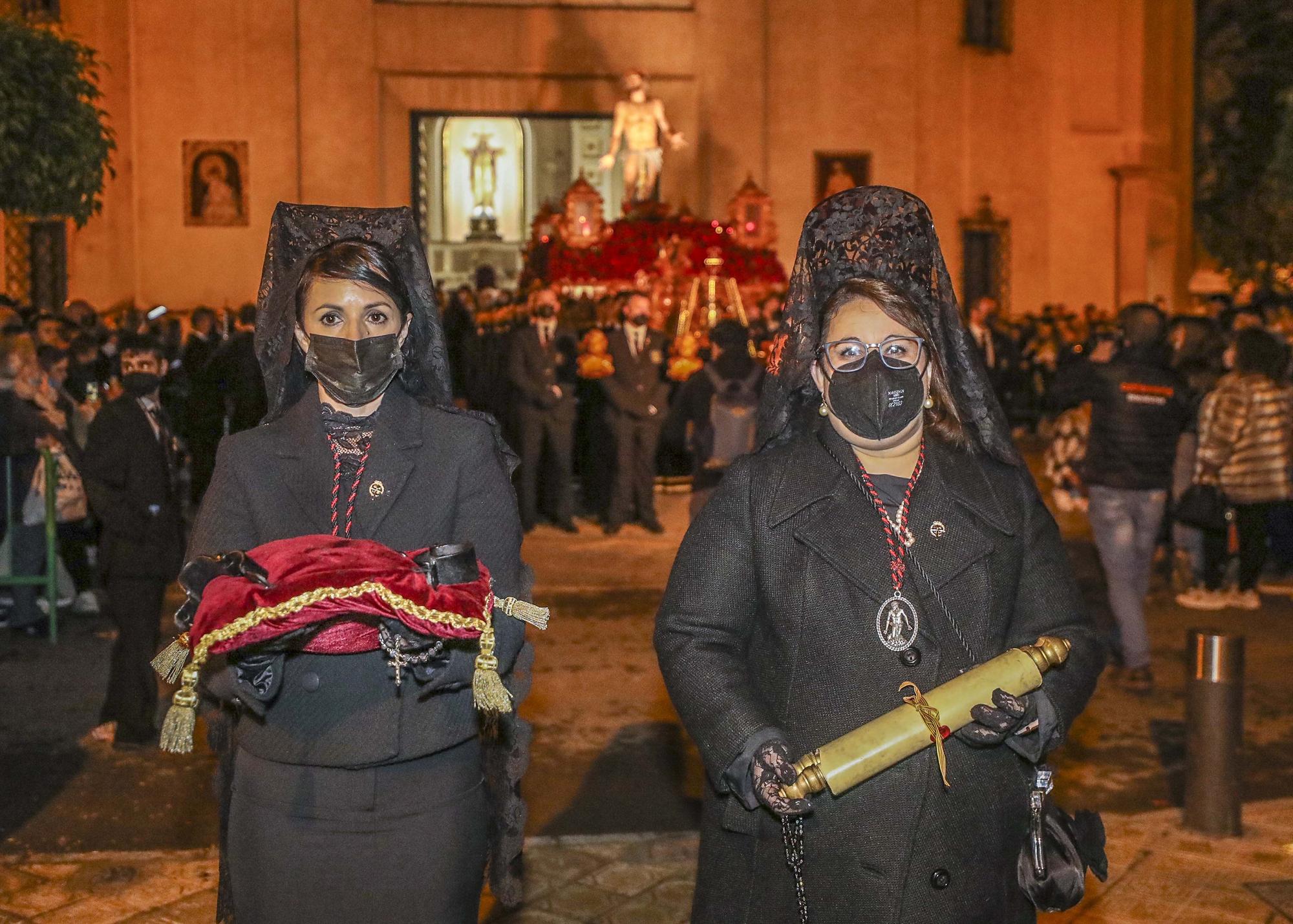 Procesiones Martes Santo Elche: La Sagrada Lanzada,Nuestro Padre Jesus de la Caida,La Santa Mujer Veronica,Santisimo Cristo del Perdon.