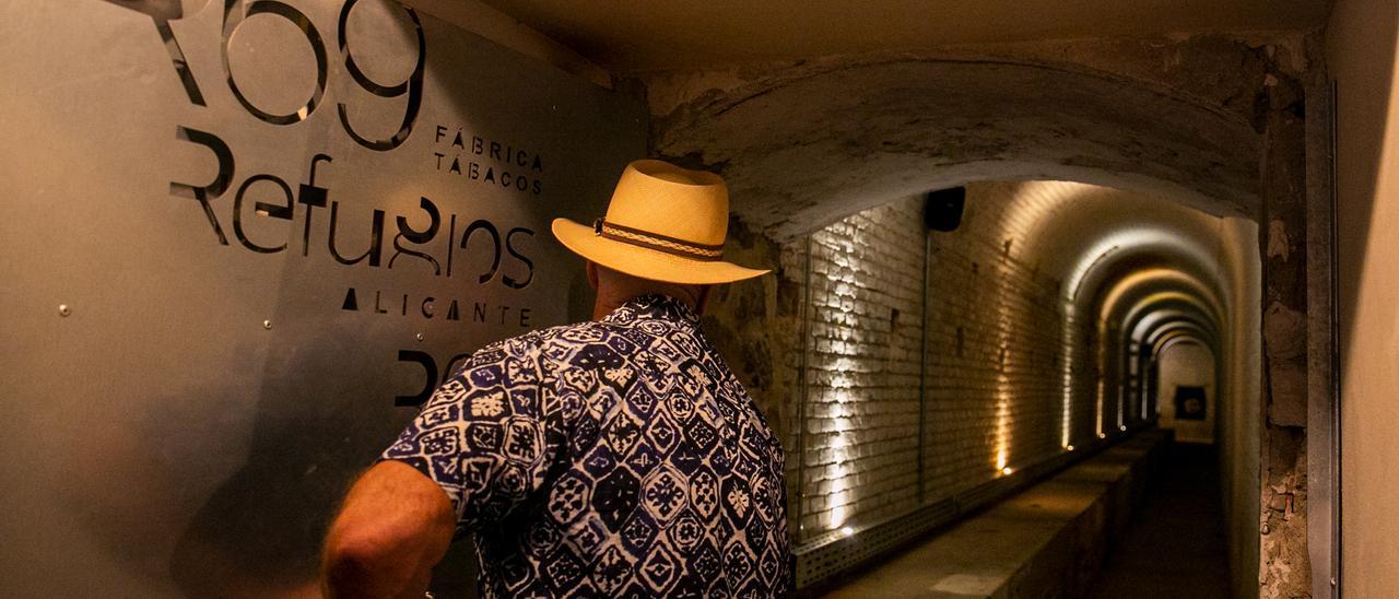 Refugio de Tabacalera, donde hay un horno de la Guerra Civil