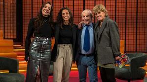 Inés Hernand, Mercedes Milá, José María García y Vero Boquete