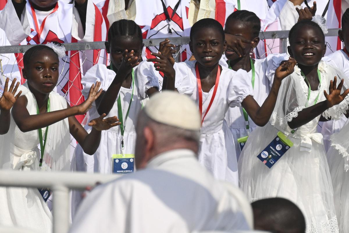 La visita del papa Francisco en el Congo