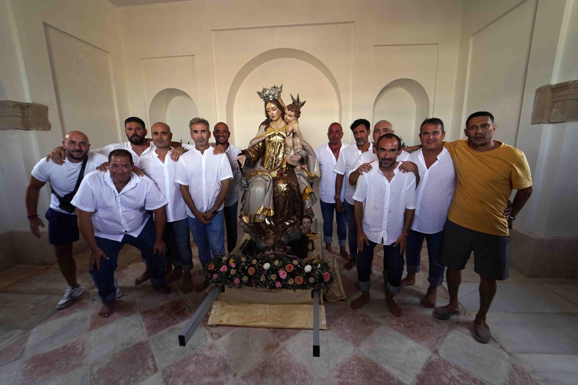 Inauguración de la Capilla del Puerto de Málaga y acto de bendición de la imagen Virgen del Carmen