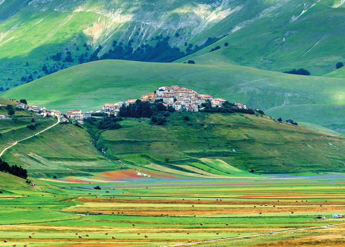 Castelluccio di Norcia, Italia