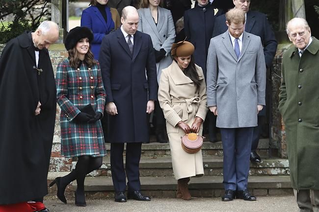Meghan Markle y Kate Middleton el día de Navidad