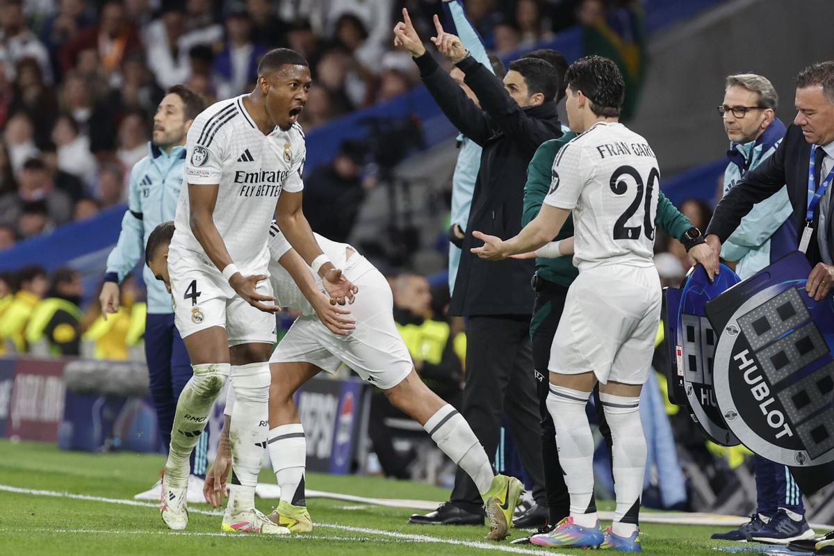 Alaba, muy lastrado por las lesiones, cada vez con menos protagonismo en el Madrid