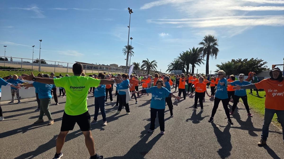 Los pensionistas han participado en esta jornada deportiva en Son Pardo