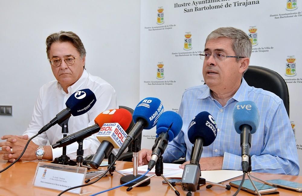 Rueda de prensa de Marco Aurelio Pérez por el Siam Park