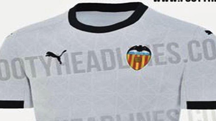 Se filtran las posibles camisetas del Valencia CF 2020/2021