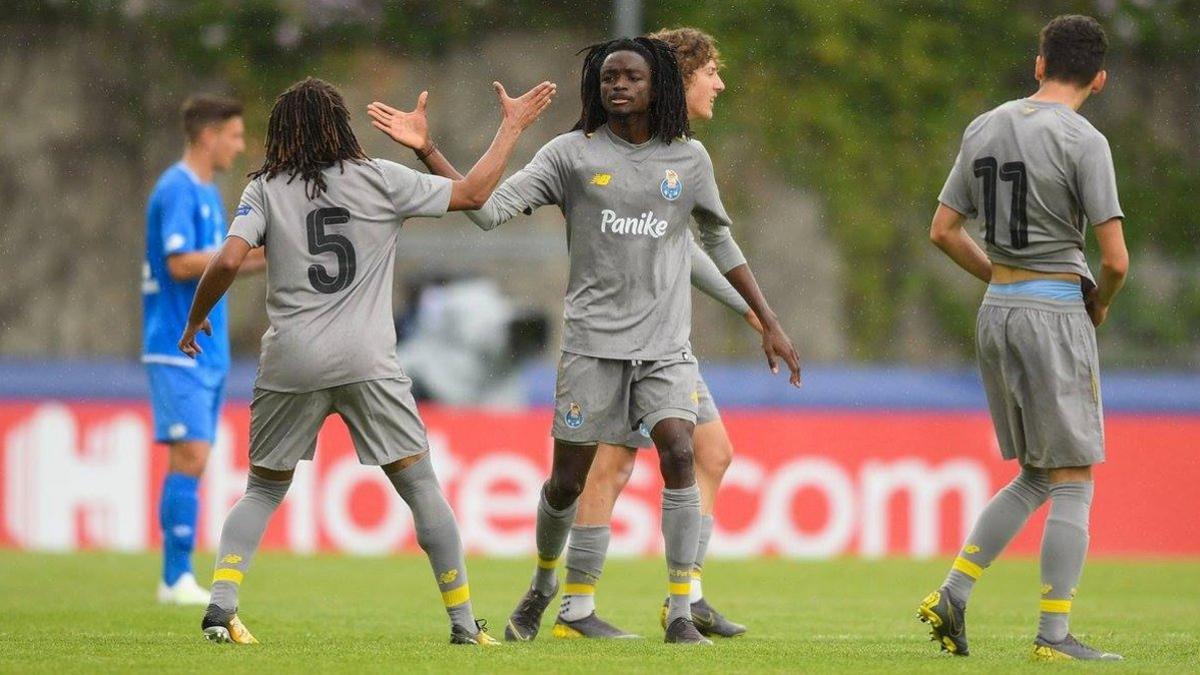 Romario Baró, celebrando su gol ante el Hoffenheim