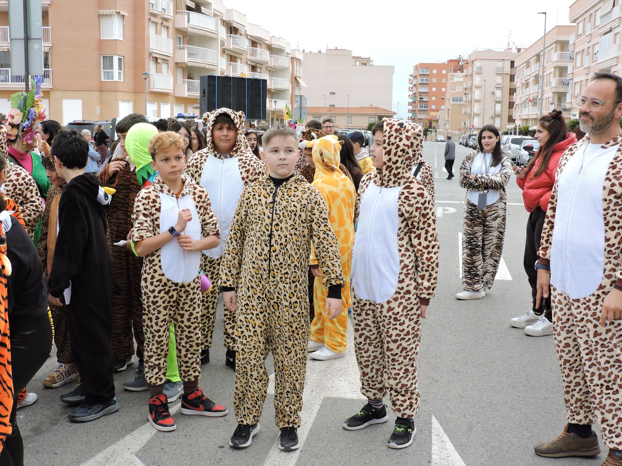 Los  colegios de Águilas celebran el carnaval