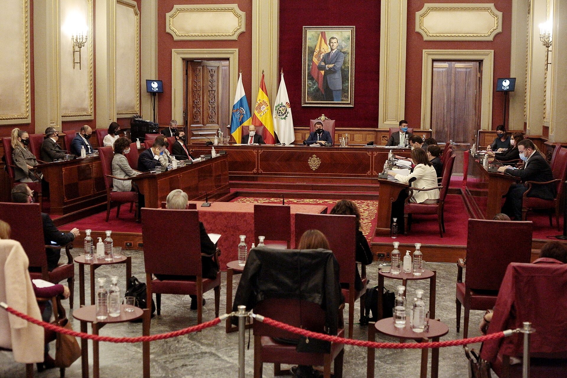 Pleno de presupuestos del Ayuntamiento de Santa Cruz