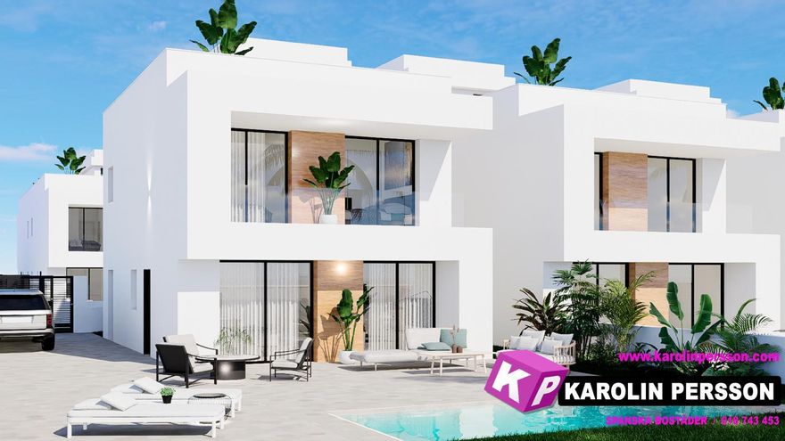 Obra nueva en Orihuela: casa con piscina cerca de la playa por 480.000 euros