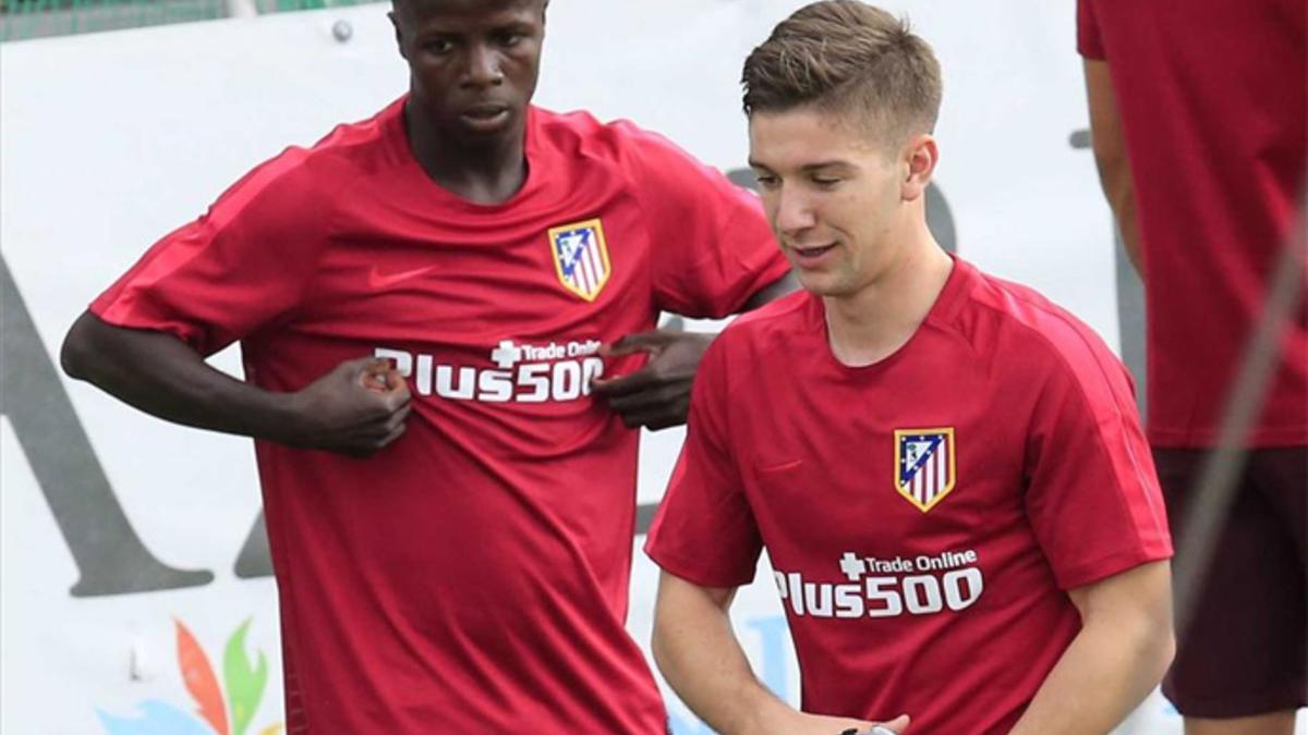 Vietto, en un entrenamiento