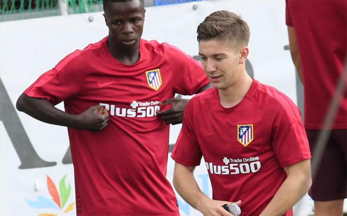 Vietto, en un entrenamiento
