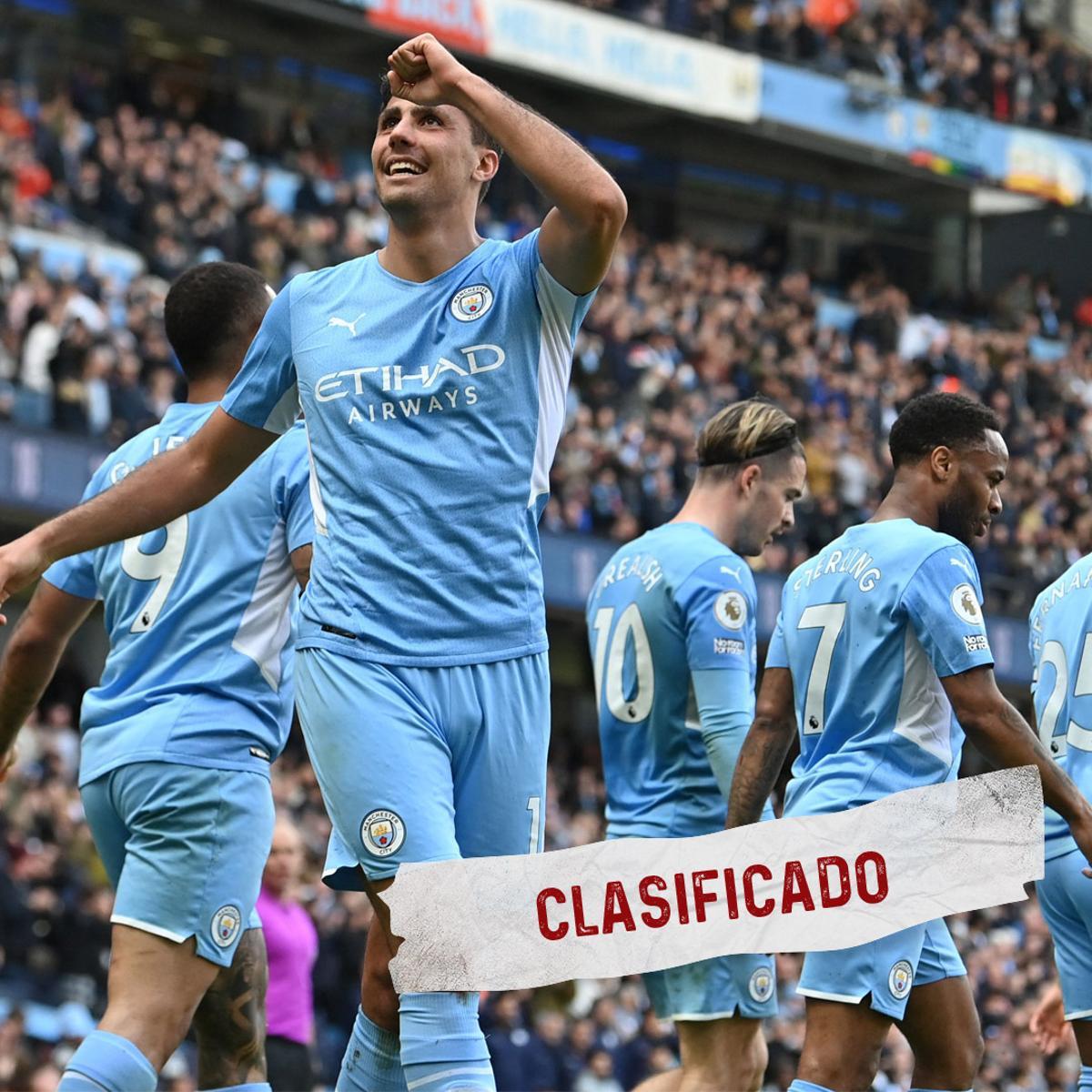 Manchester City, líder de la Premier, clasificado seguro para la Champions