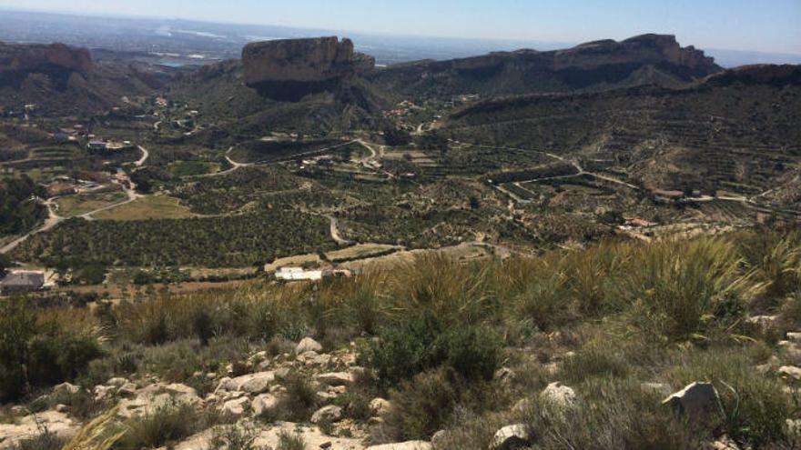 Una imagen de archivo de la sierra de Crevillent